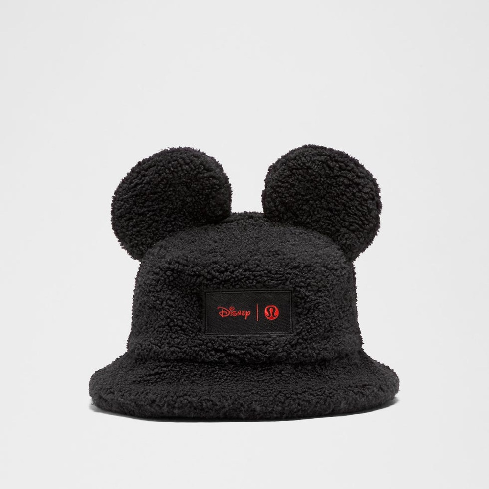 Disney x Lululemon Black Fleece Bucket Hat with Ears
